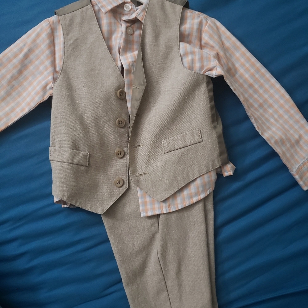 Boys 24 Months suit plaid